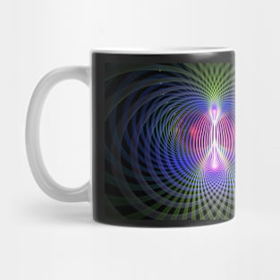 Lines of Force Fractal Design Mug